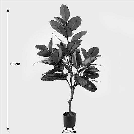 Decorative Potted Plant Ficus Lyrata Inart Green Φ70x130cm