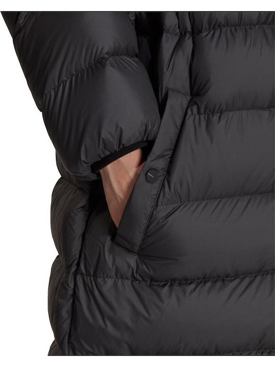Originals Women's Long Puffer Jacket for Winter Black