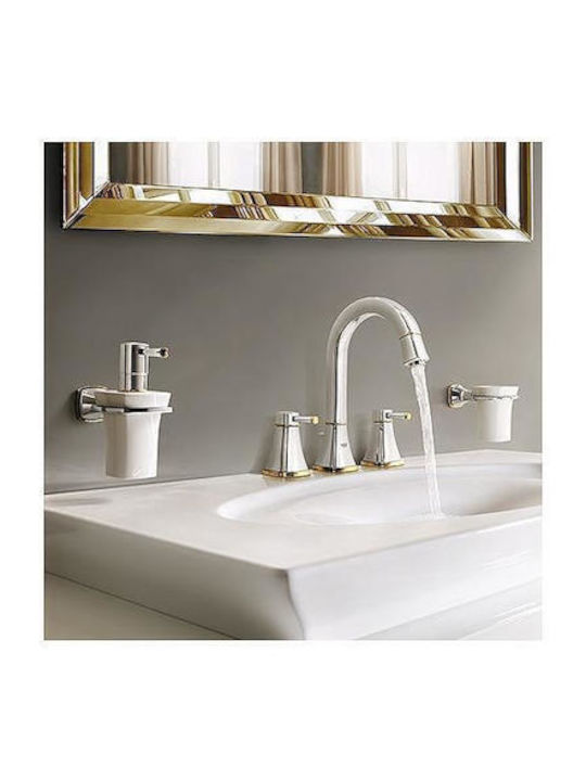 Grohe Αναμεικτική Μπαταρία Νιπτήρα Ασημί