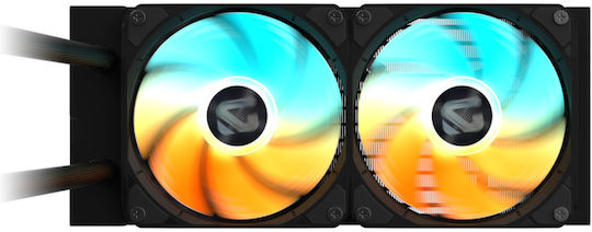 Gigabyte GAMING 240 Water Cooling AIO CPU With 2 120mm Fans And ARGB Lighting