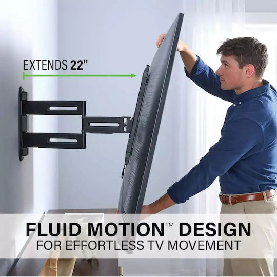 Universal Erweiterbare Wandmontage Für Fernseher Sanus 81-165 Cm Schwarz