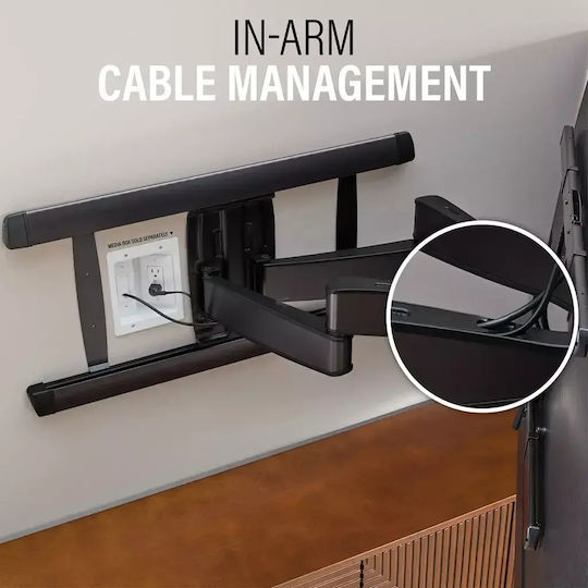 Universal Extensible Xl Wall Tv Mount Sanus 165-254 Cm Black