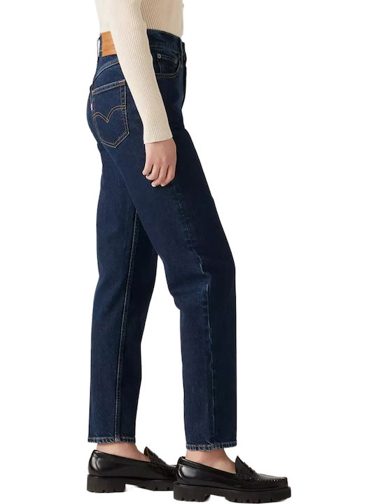 80s Mom Damenjeans in Mom-Passform Med Indigo