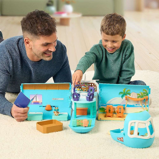 Giochi Preziosi Bluey 3-in-1 Miniatur-Spaßspielzeug Flugzeug für 3+ Jahre