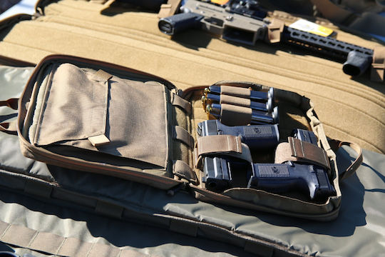 Helikon Tex Double Pistol Hunting Holster Cordura Coyote Brown