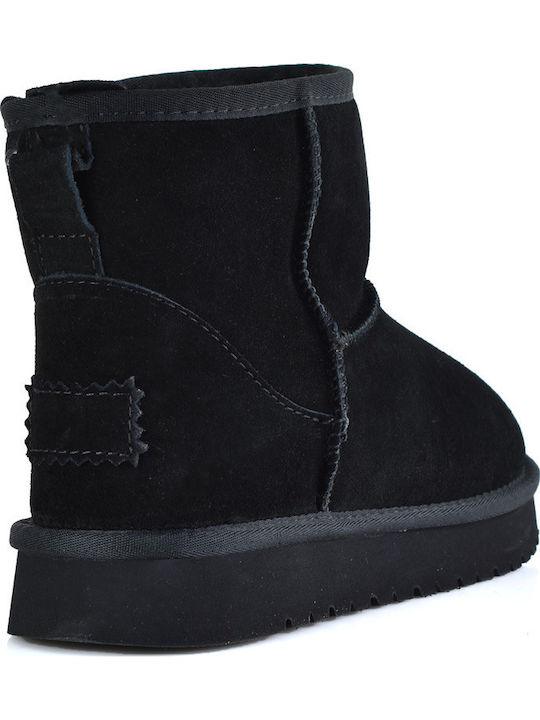 Leather Women's Boots Black