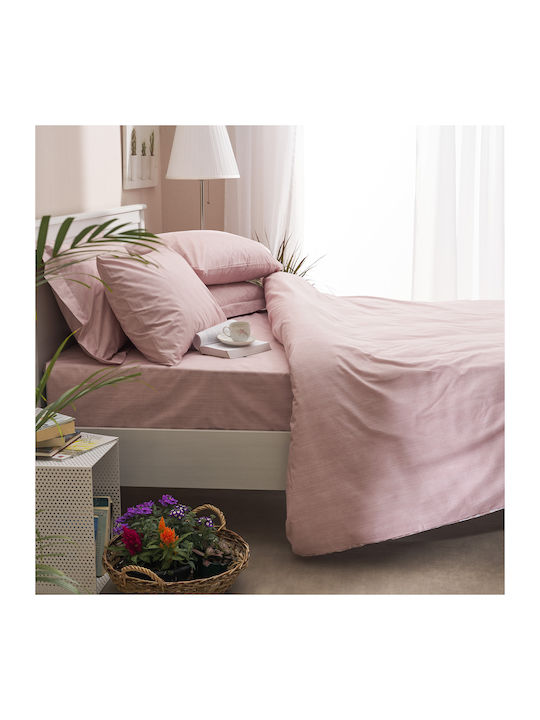 Charalambidis Textiles Bettdecke Einzelbett 160x230cm Pink 350 GSMGsm
