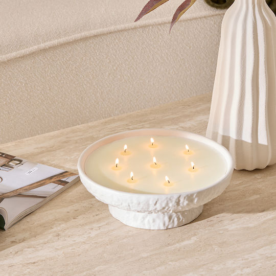 Aromatic Candle Stony In White Jar 400gr