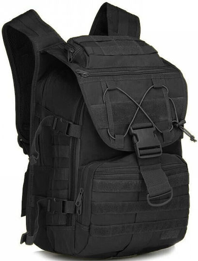 Militärischer Rucksack Rucksack aus Polyester Schwarz 30Es