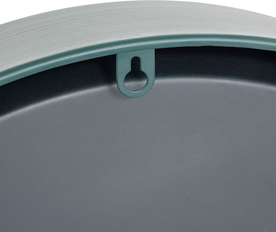 Wall Clock Metallic Petrol Blue Ø46cm