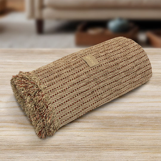 Lino Home Velora Sesselüberwurf Chenille 180x180cm Keramidi