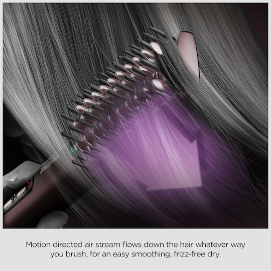 Babyliss Air Power Smooth Keramik Elektrische Haarbürste mit Luft für Haarglättung und Locken 900W