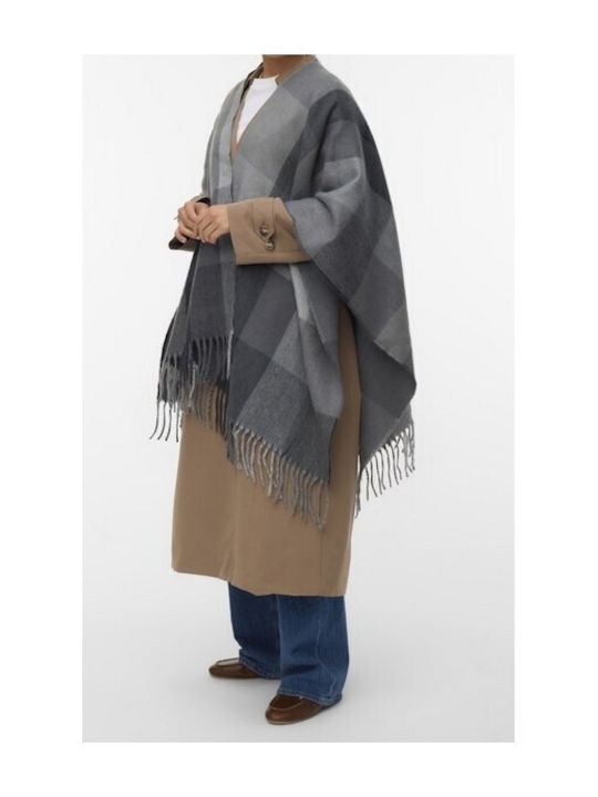 Women's Poncho Gray