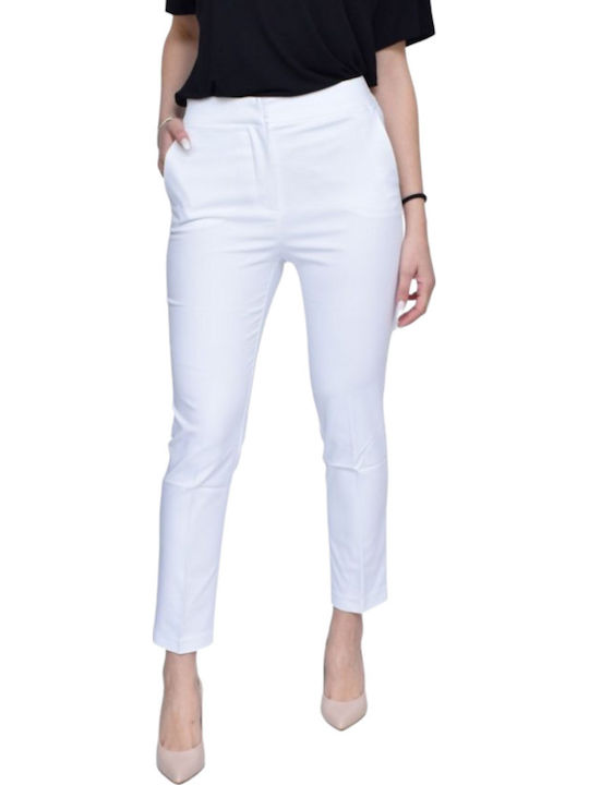 Damen Chino Hose Weiß