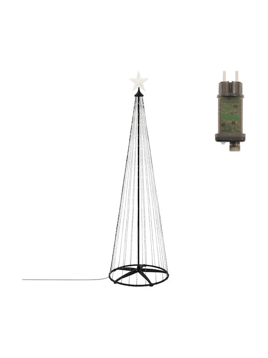 Weihnachtsbaum 210cm mit LED-Beleuchtung Weiß