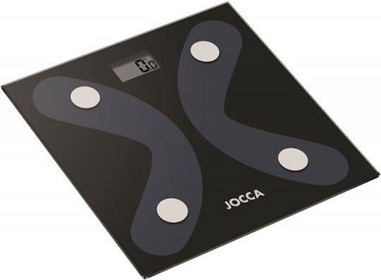 Smart Badezimmerwaage 180kg mit Körperfettmessung & Bluetooth Schwarze