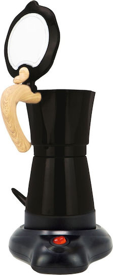 Electric Stovetop Espresso Pot for 480W Black