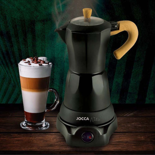 Electric Stovetop Espresso Pot Negru