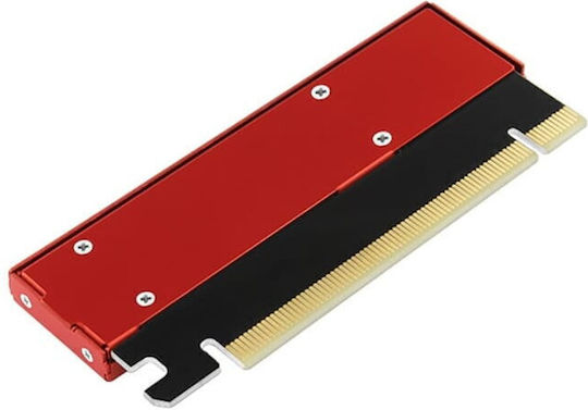 Axagon Pci-e X4 Adaptor Axagon Pcem2-s Adaptor La 1x M.2 Nvme Ssd M.2 2230 2242 2260 2280 Răcire Pasivă Roșie