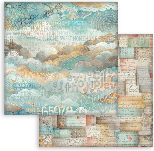 Scrapbooking Supplies Papers 10 Pieces 30.5×30.5cm Stamperia Furry Friends Backgrounds
