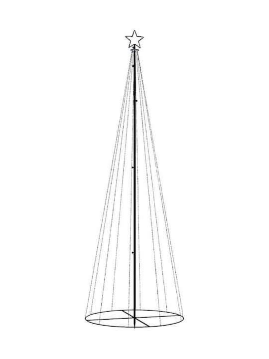 Коледно дърво Тясна 280cm Черен