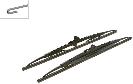 Bosch Twin Spoiler 480S Front Car Wiper Set 475mm for Ford Courier / Fiesta BMW Z3 / E36