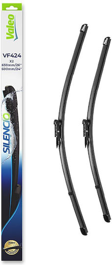 Valeo Silencio X.trm Set Front Car Wiper Blades 600mm Passenger Wiper Length 450mm