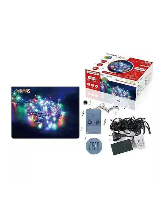 100 Lichter LED 8.5m. Mehrfarbige in Zeichenfolge 1Stück 100 Lichter LED 8.5m. Mehrfarbige in Zeichenfolge 1Stück