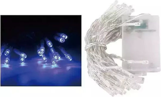 10 Λαμπάκια LED 1μ. Μπλε σε Σειρά 10 Λαμπάκια LED 1μ. Μπλε σε Σειρά