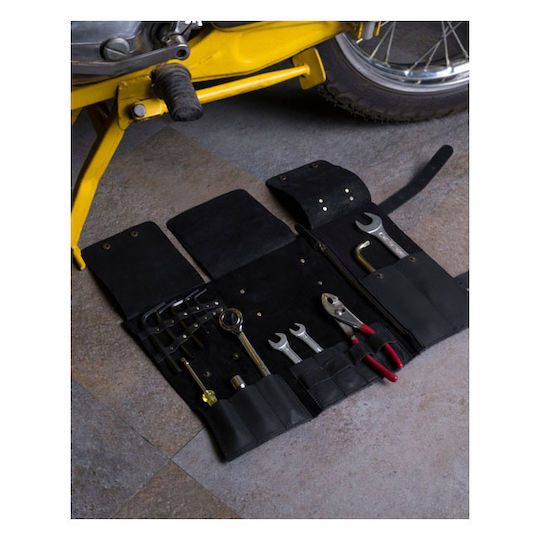 Trip Machine Δερμάτινη Θήκη Εργαλείων Μοτοσικλέτας Trip Machine Tool Roll Black Black