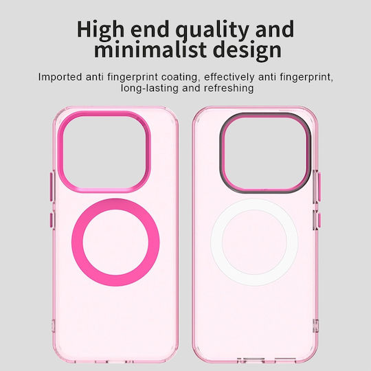 Techsuit Candycase Umschlag Rückseite Kunststoff / Silikon Rosa (Xiaomi 15T Pro)