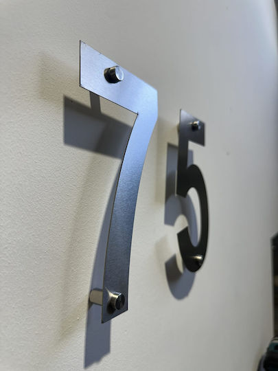 Αριθμοί Inox 19,7 Cm 4 Mεταλλικός Αποστάτης
