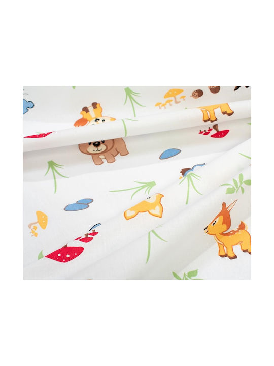 Dimcol Baby Sheet Cradle Cotton 80x110cm