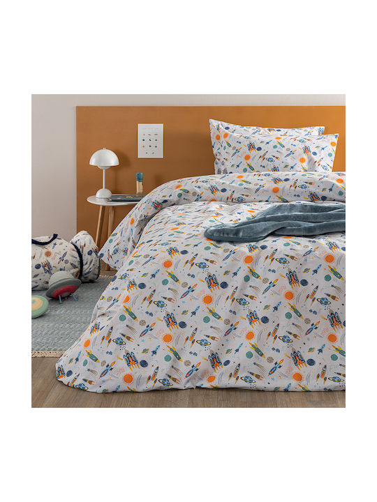 Palamaiki My Kingdom Baby Sheets Set Crib Cotton Fitted Multicolored 70x140cm