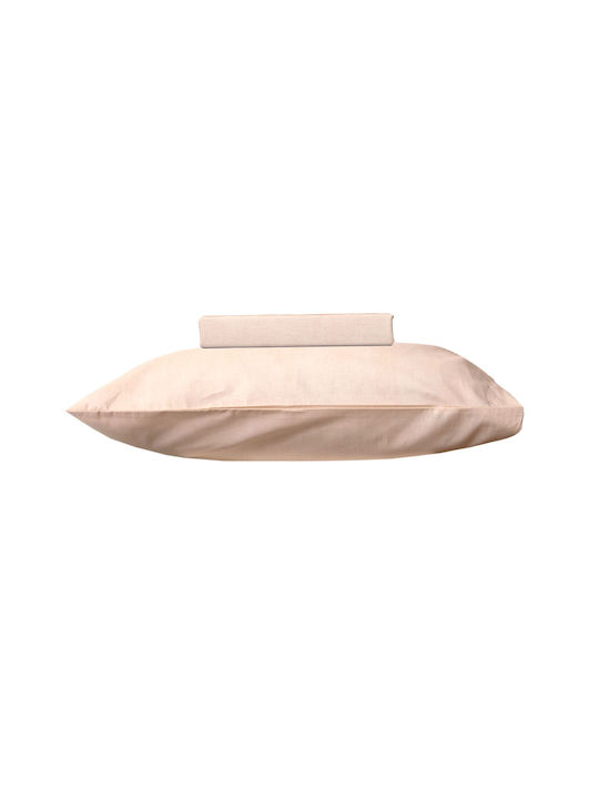 Viopros Baby Sheets Set Crib Cotton Ecru 120x160cm