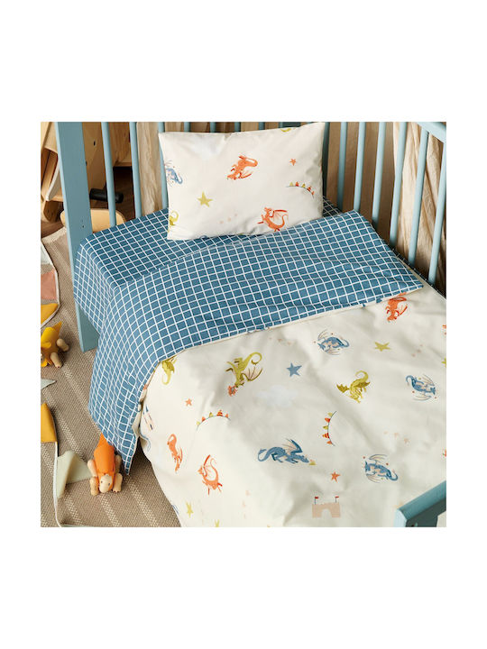 Kentia Poldo Baby Sheets Set Cradle Cotton Beige 70x120cm 2pcs