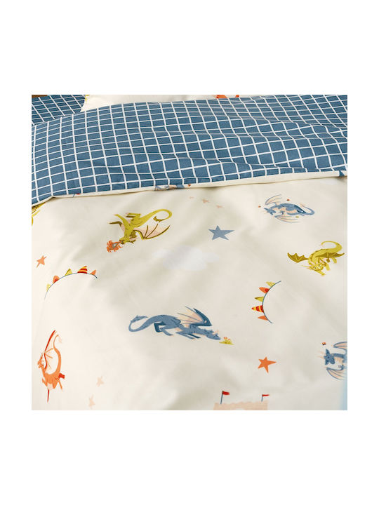 Kentia Poldo Baby Sheets Set Cradle Cotton Beige 70x120cm 2pcs