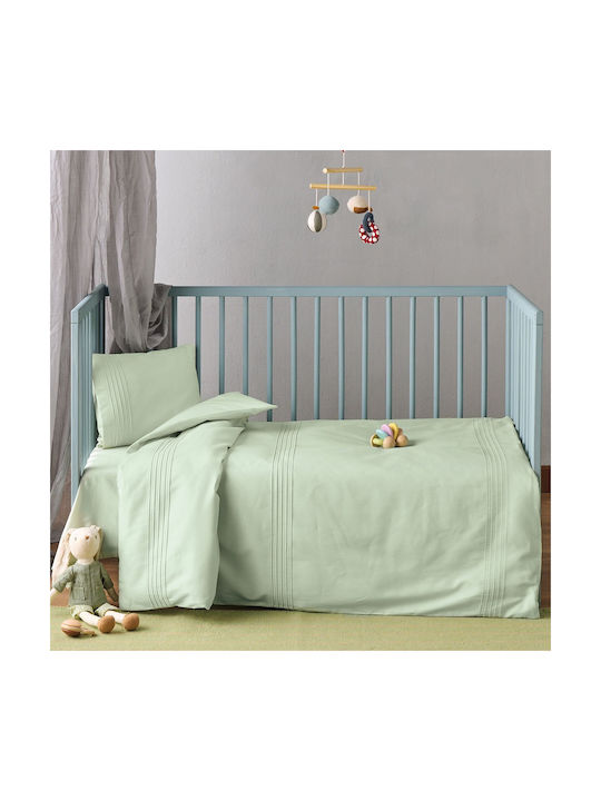 Whisper 10 Σεντόνι Κούνιας Με Πιέτα Σετ 3 Τεμ 2 120x170 + 30x40