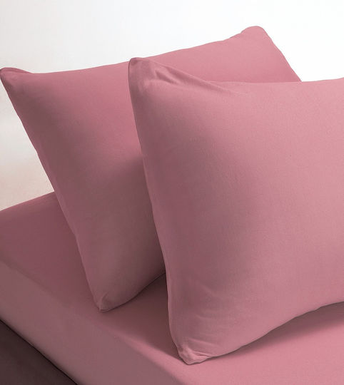 Melinen Baby Sheet Crib Flannel Fitted Pink 70x140cm