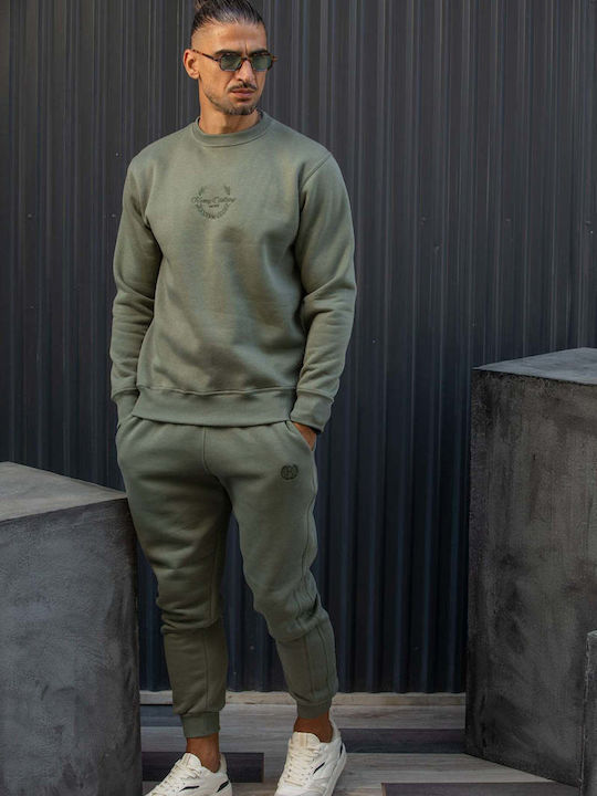 Pantaloni de trening cu Elastic Khaki