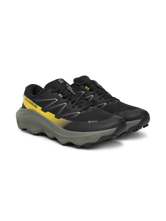 Ultra Flow 2 Herren Sportschuhe Trail Running Wasserdicht mit Gore-Tex-Membran Schwarz