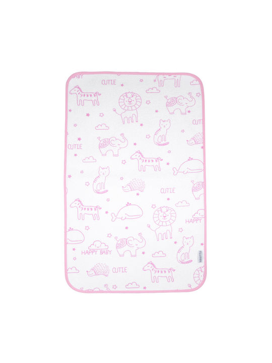 Ninetta Bebe Changing Pad Pink 35x56cm.