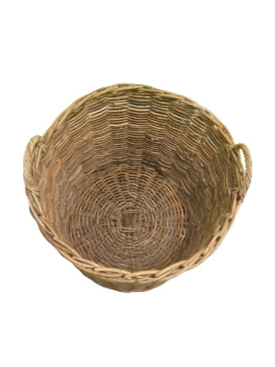 Ecoshadow Coș decorativ Din paie cu mânere Brown 47x47x40buc