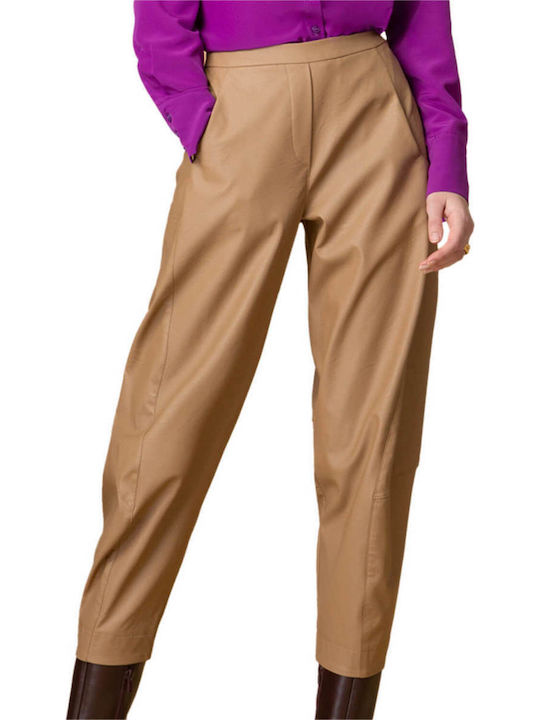 Damen Stoff Hose Beige