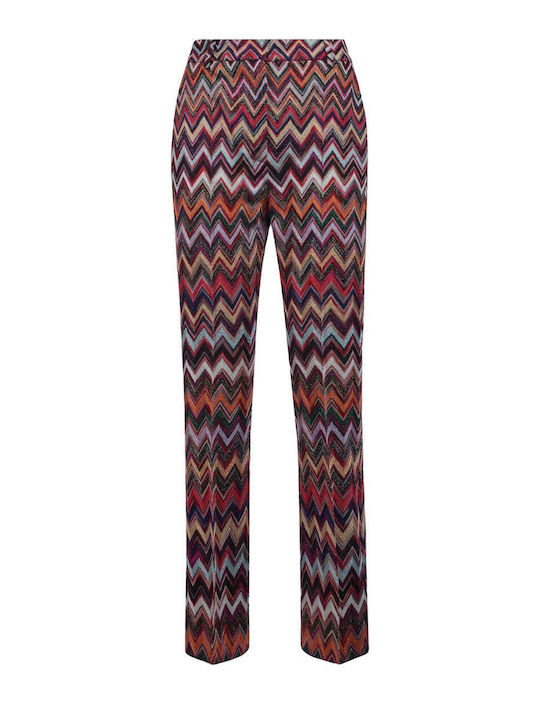 Women's Fabric Capri Trousers Regular Fit