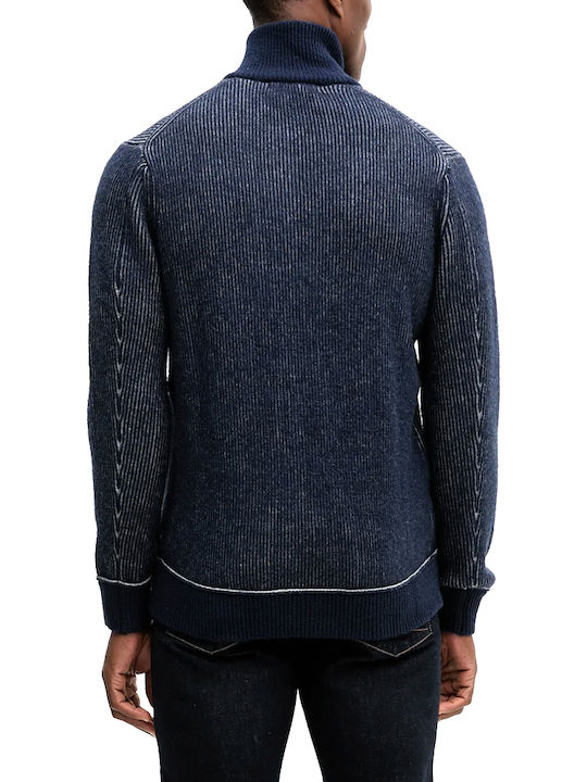 Guess Knitted Cardigan Blue