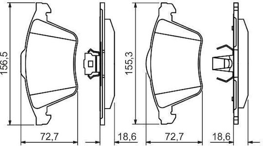 Bosch Disc Brake Pad Set