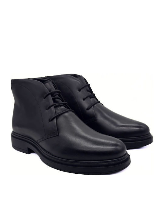 Leather Black Men's Boots