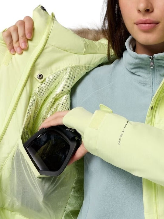 Columbia Ava Alpine Ii Insulated 2085831-775 Γυναικείο Μπουφάν για Σκι & Snowboard Κίτρινο