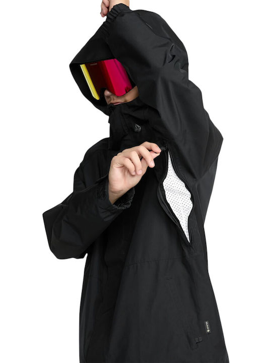 Volcom Dua G0652605-BLK Ανδρικό Μπουφάν Gore-Tex για Σκι & Snowboard Μαύρο